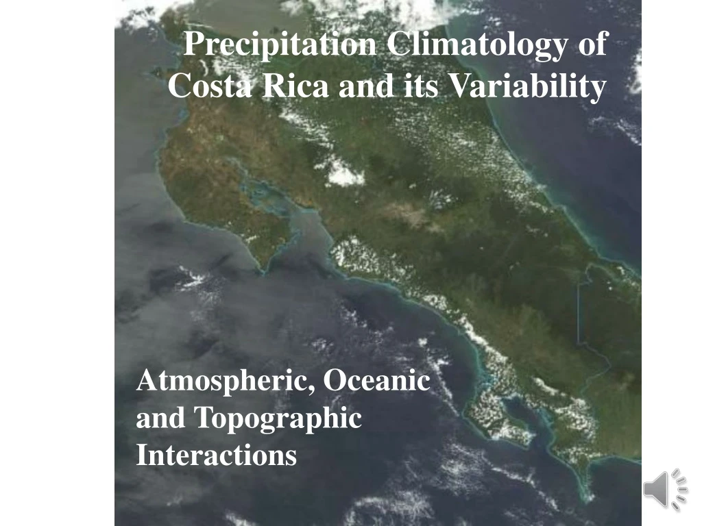 precipitation climatology of costa rica