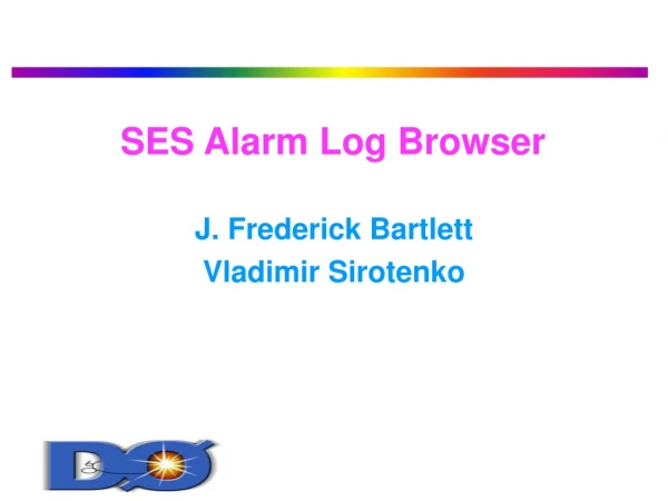 SES Alarm Log Browser