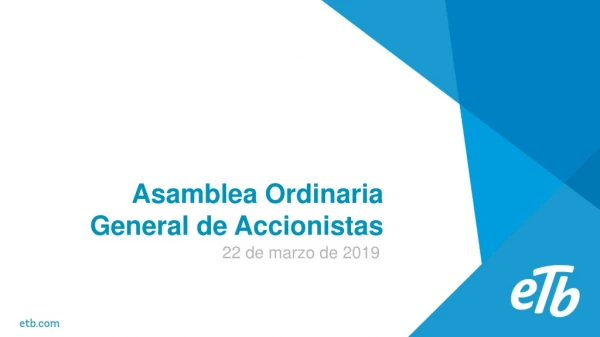 Asamblea Ordinaria General de Accionistas