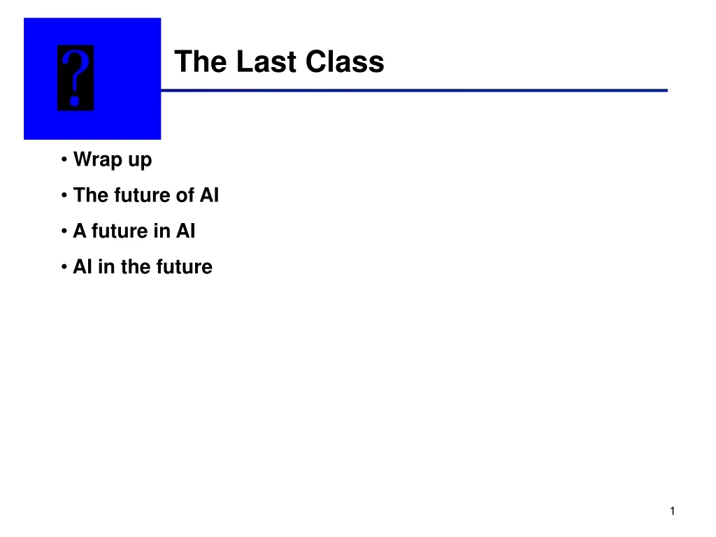 the last class