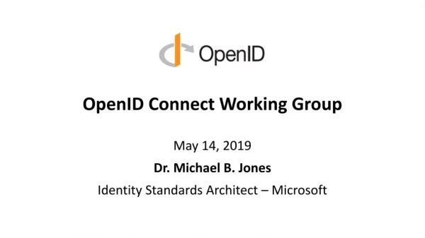 OpenID Connect Working Group