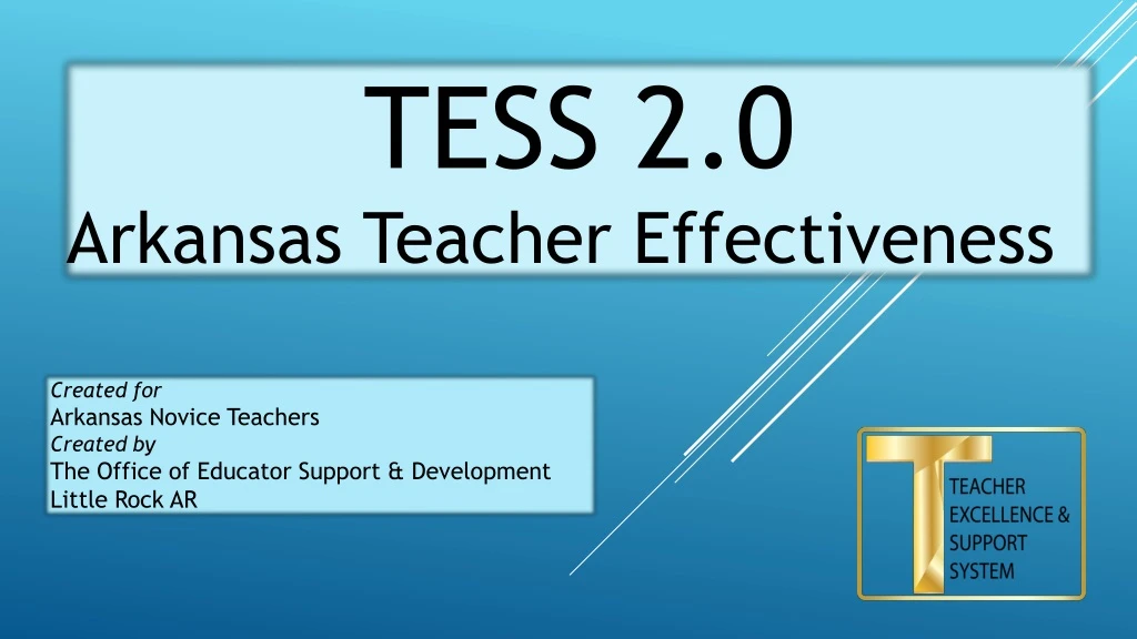 tess 2 0 arkansas teacher effectiveness