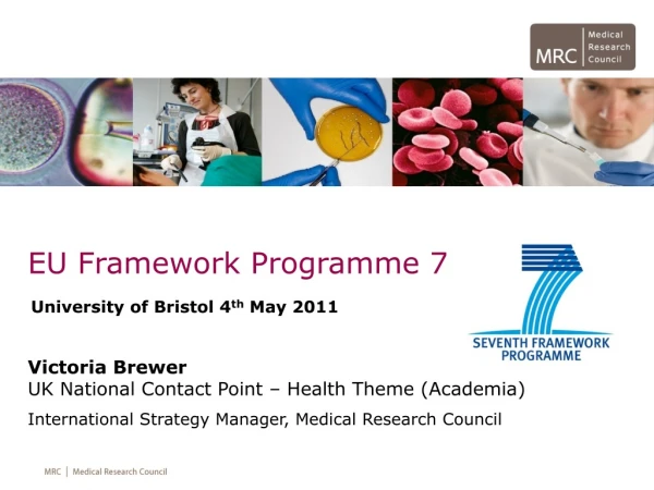 University of Bristol 4 th  May 2011