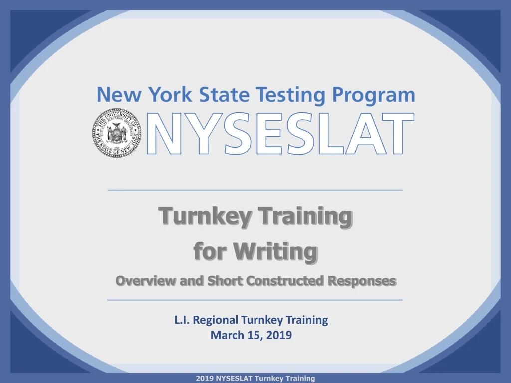 l i regional turnkey training march 15 2019