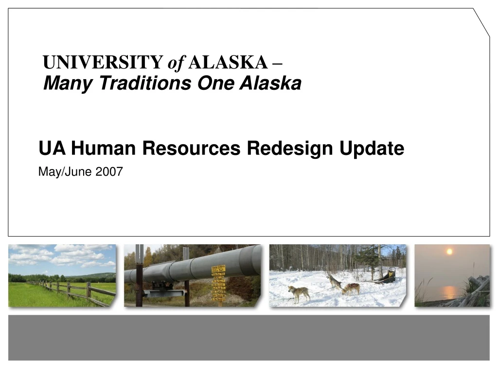 ua human resources redesign update