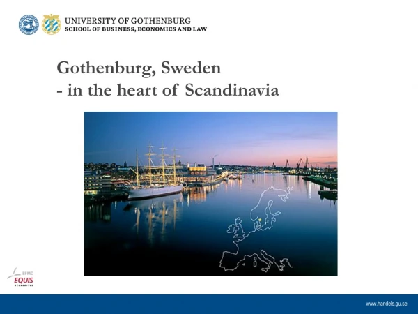 Gothenburg, Sweden - in the heart of Scandinavia