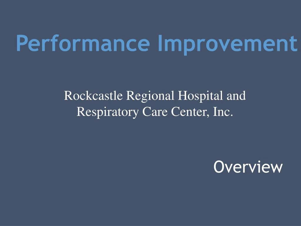 performance improvement