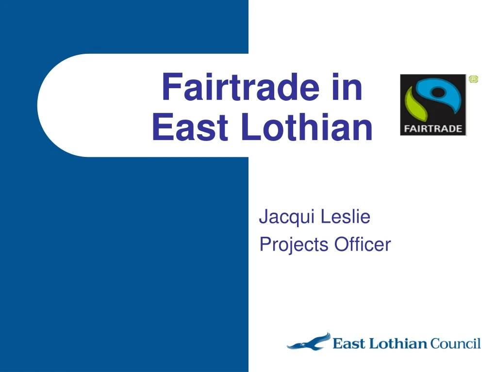 fairtrade in east lothian