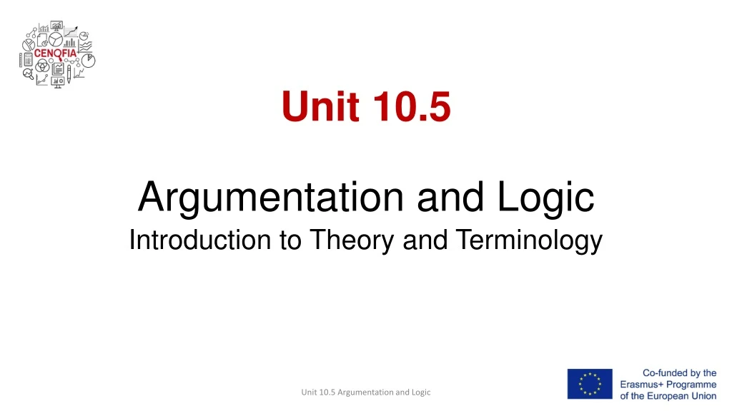 unit 10 5 argumentation and logic