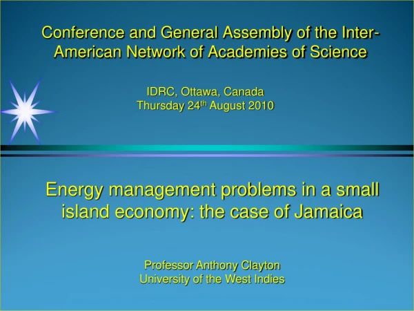 Conference and General Assembly of the Inter-American Network of Academies of Science