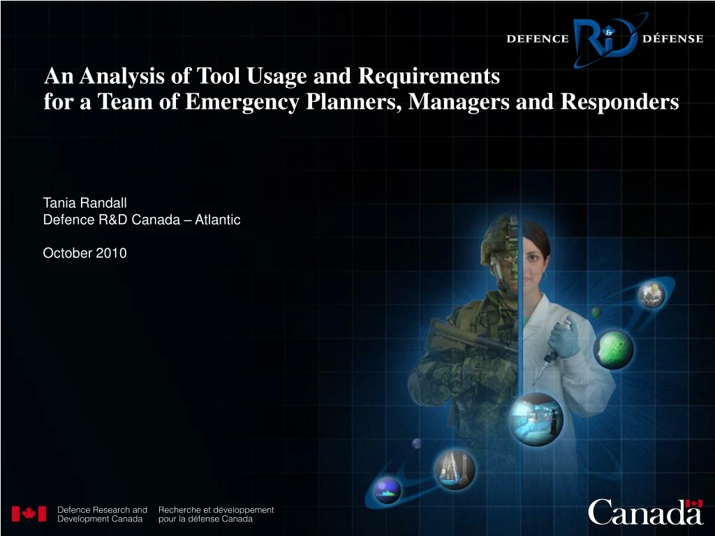 an analysis of tool usage and requirements