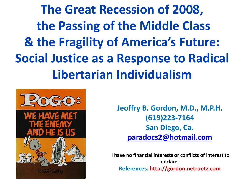 the great recession of 2008 the passing