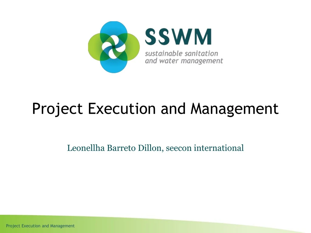 project execution and management