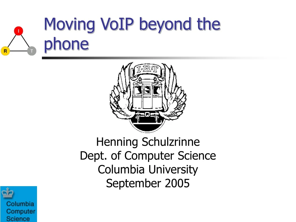 moving voip beyond the phone