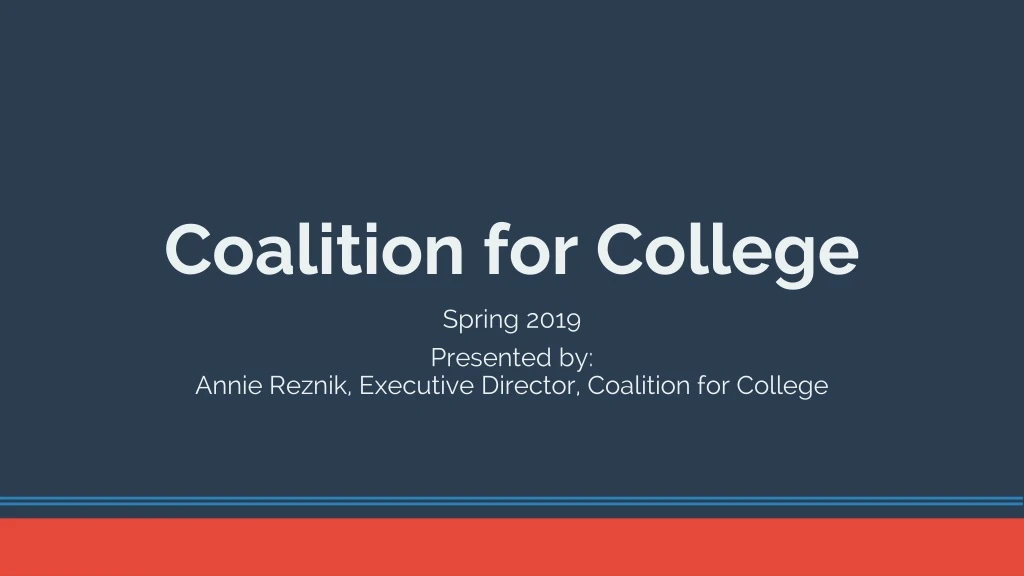 coalition for college