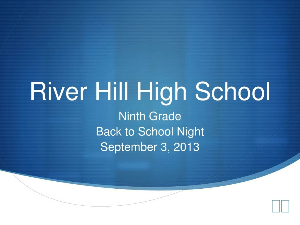 river hill high school