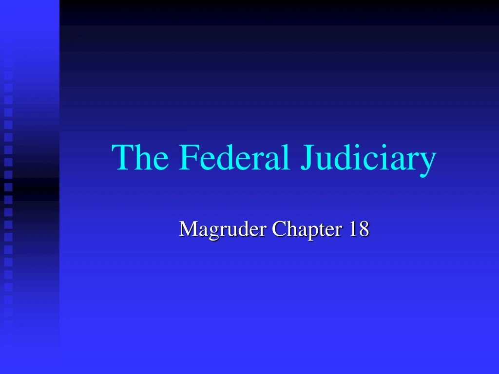 the federal judiciary