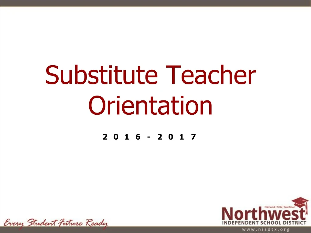 substitute teacher orientation