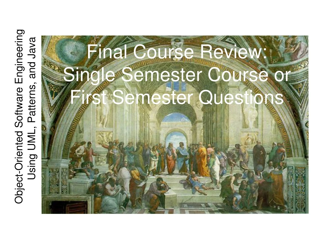 final course review single semester course