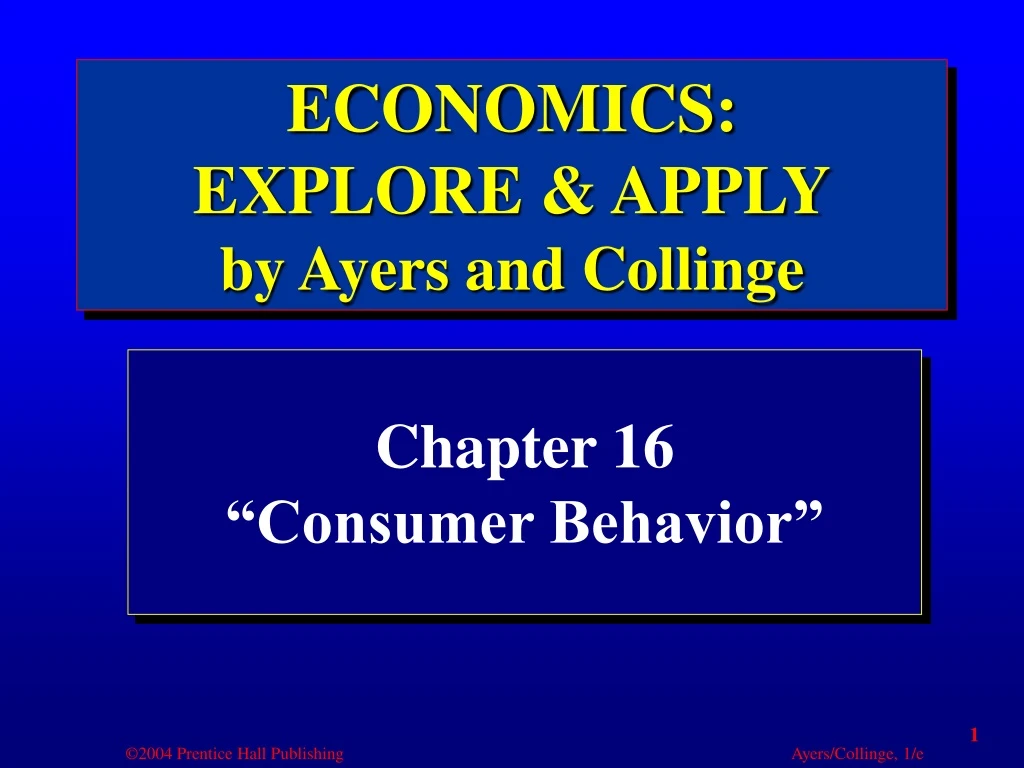 chapter 16 consumer behavior