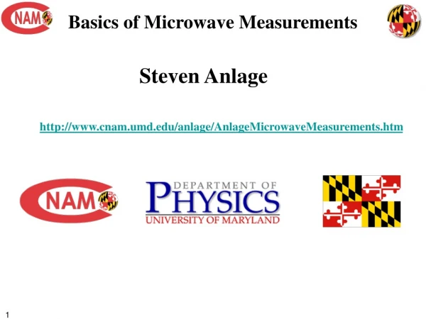 Basics of Microwave Measurements