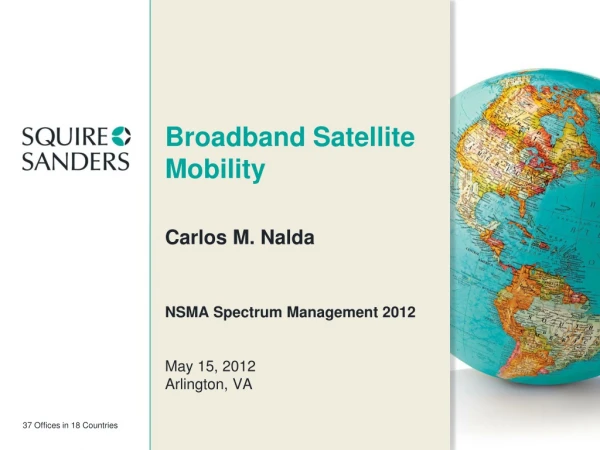 Broadband Satellite Mobility