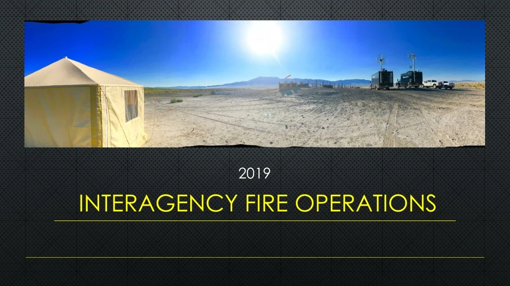 interagency fire operations