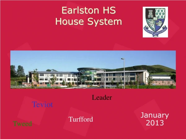 Earlston HS House System