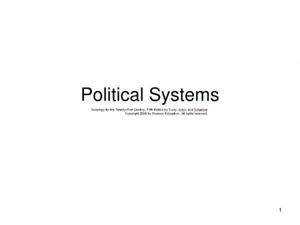 Political Systems