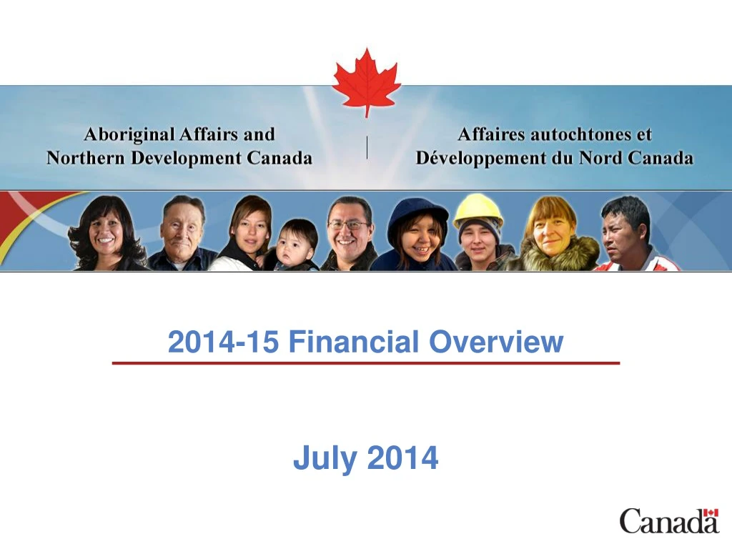 2014 15 financial overview july 2014