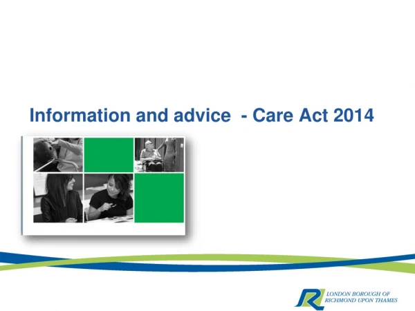 Information and advice  - Care Act 2014