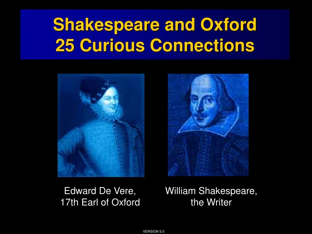 shakespeare and oxford 25 curious connections