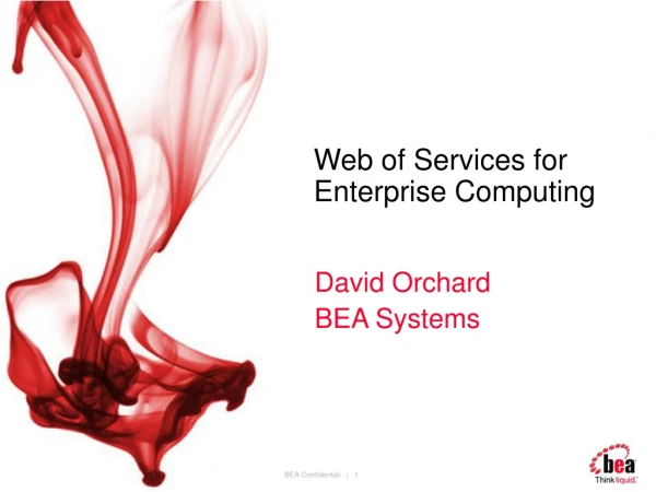 Web of Services for Enterprise Computing