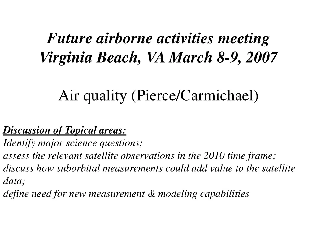 future airborne activities meeting virginia beach