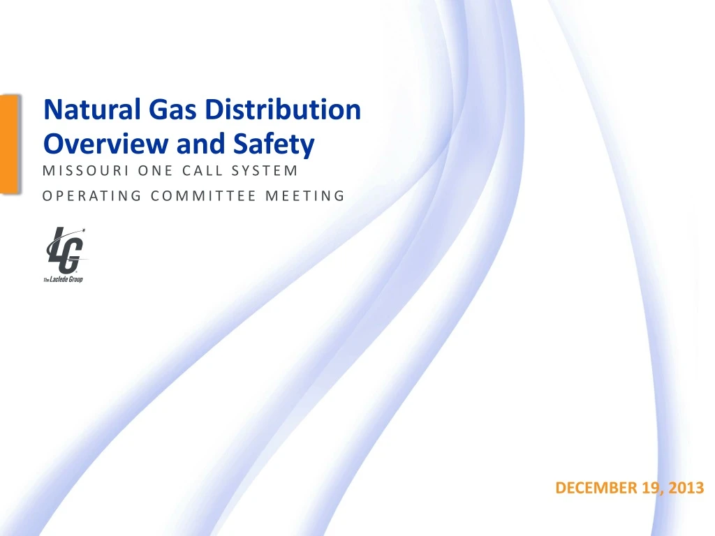 natural gas distribution overview and safety