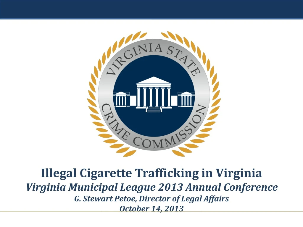 illegal cigarette trafficking in virginia