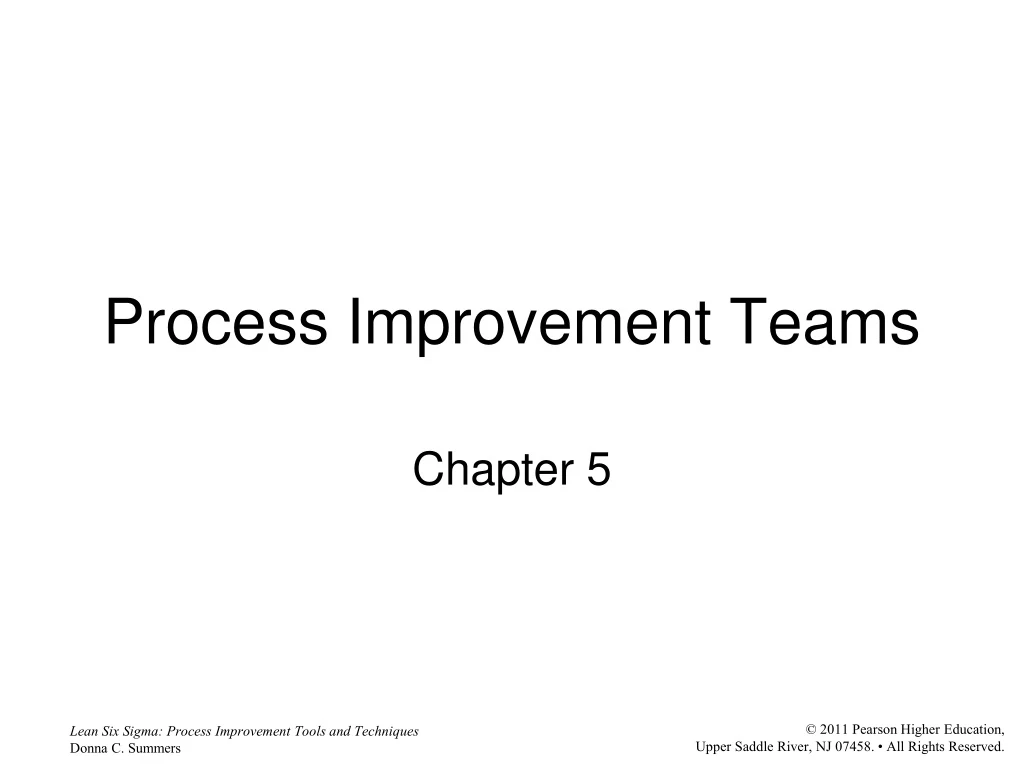 process improvement teams