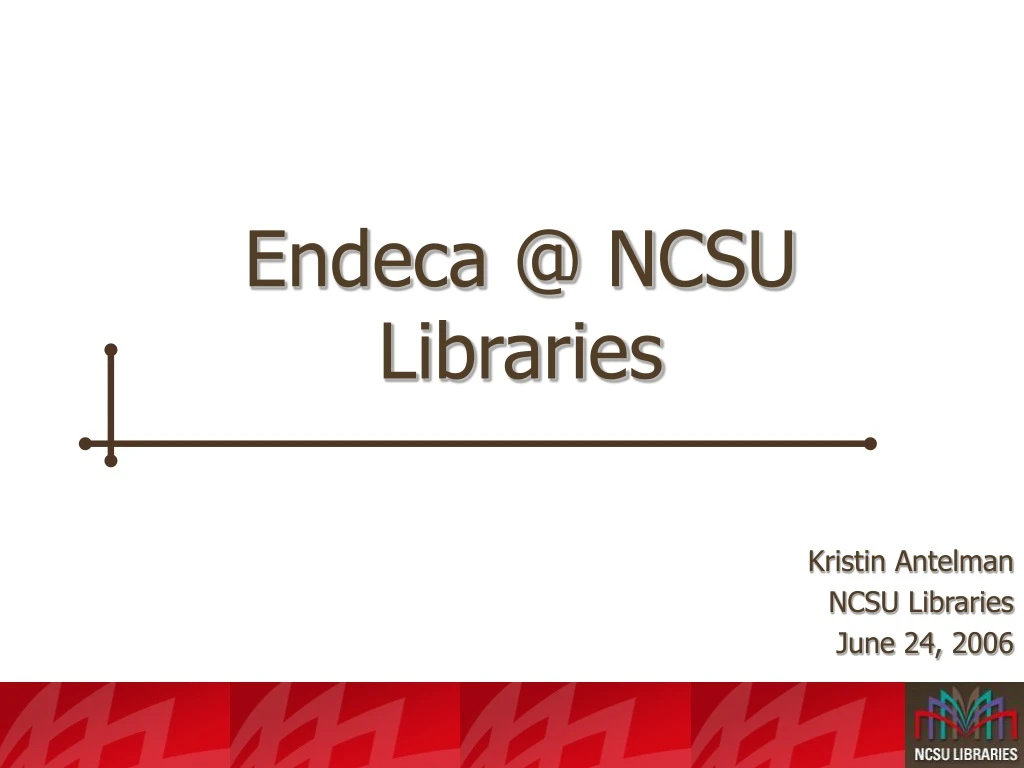 endeca @ ncsu libraries