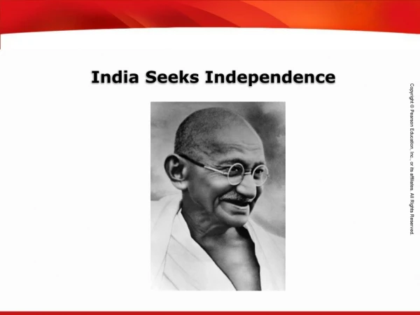India Seeks Independence