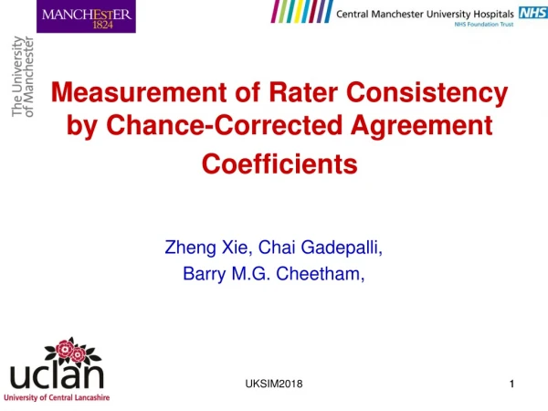 Measurement of Rater Consistency by Chance-Corrected Agreement Coefficients