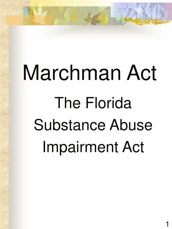Marchman Act