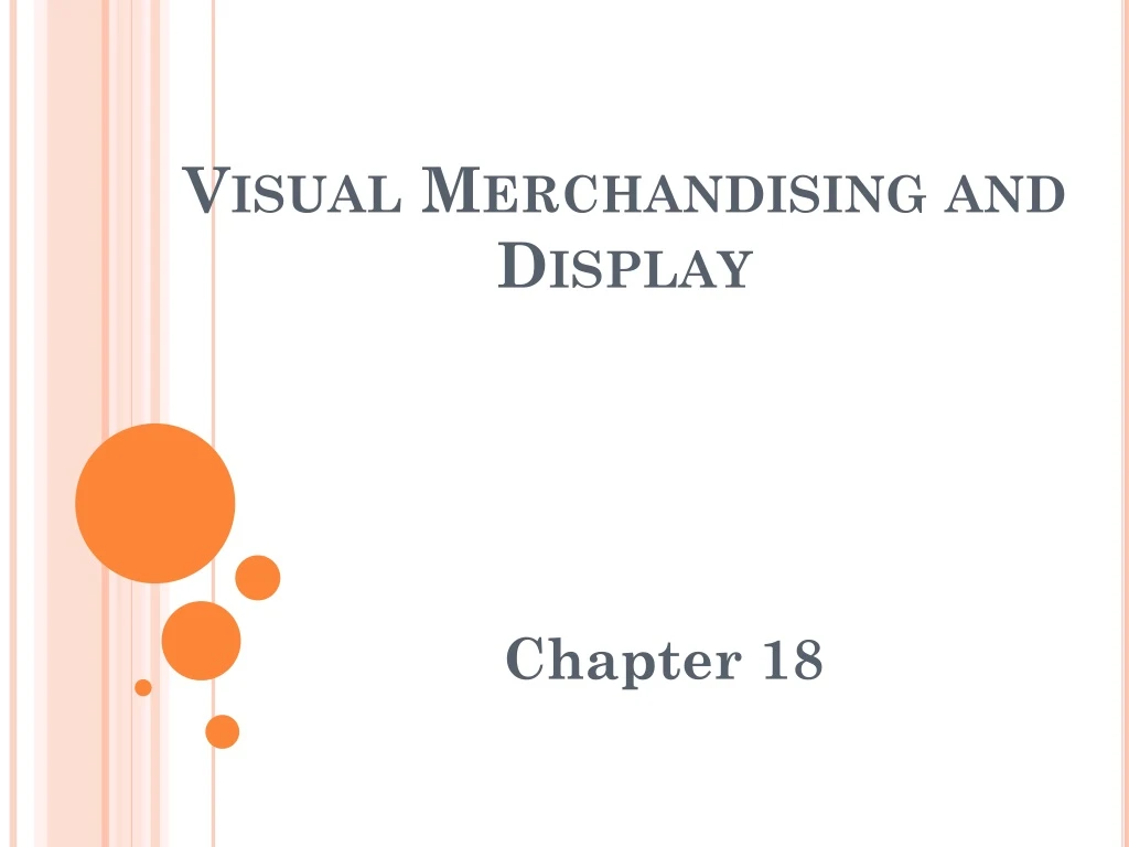 visual merchandising and display