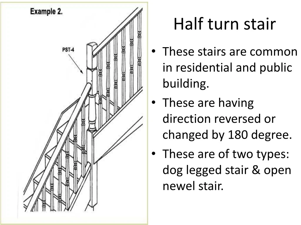 half turn stair