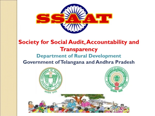 Society for Social Audit, Accountability and Transparency  Department of Rural Development