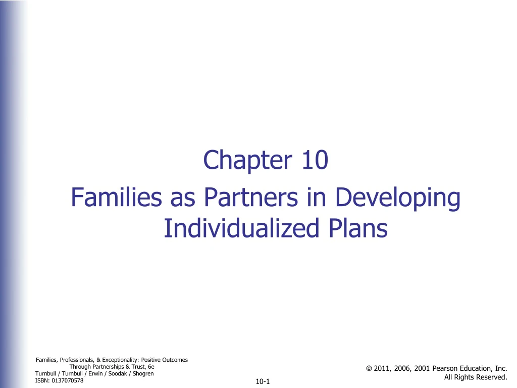 chapter 10 families as partners in developing