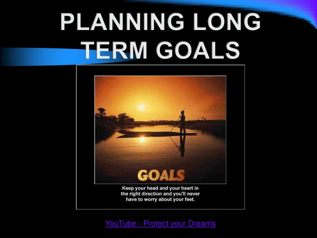 planning long term goals