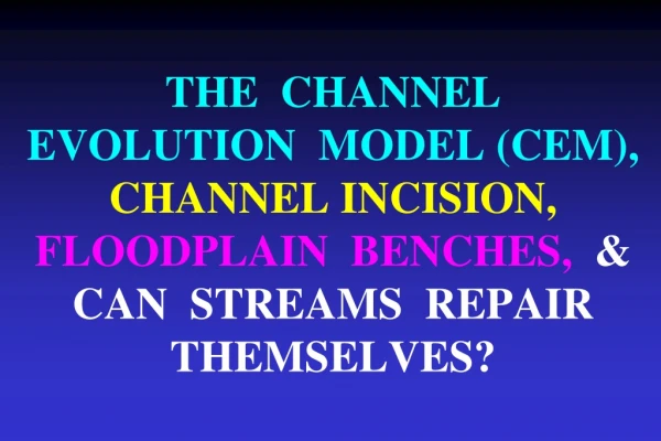 Channel Evolution Model Overview