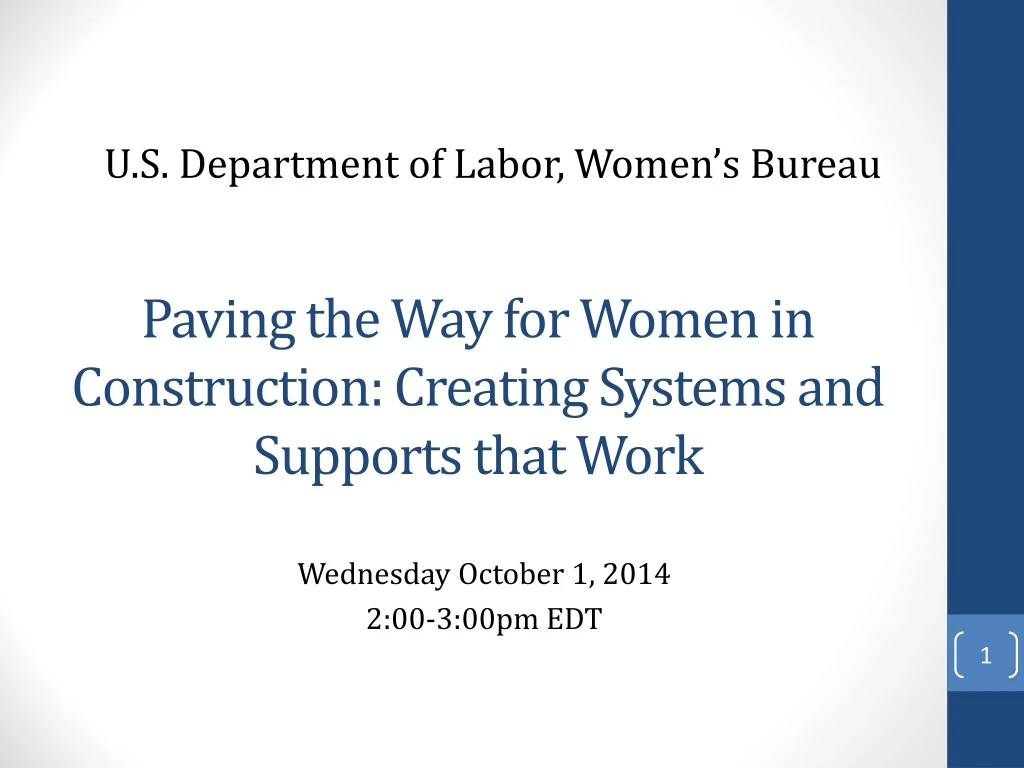 paving the way for women in construction creating systems and supports that work