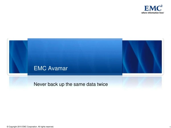 EMC Avamar