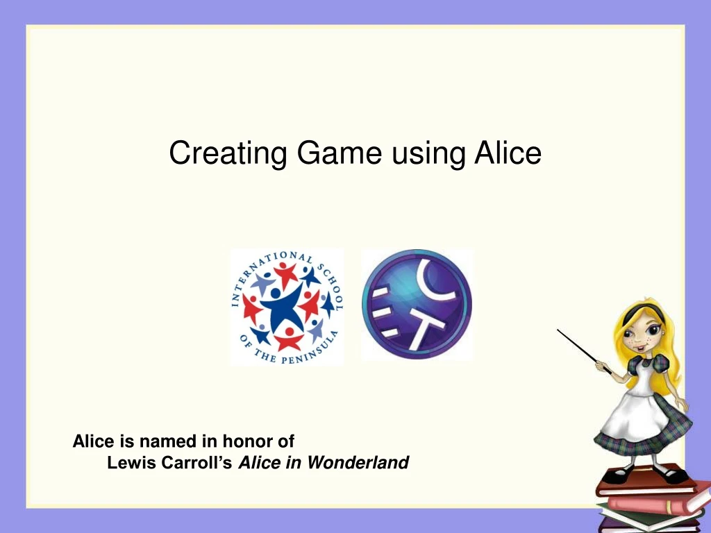 creating game using alice